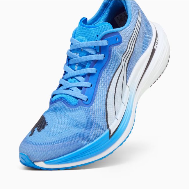 Puma - pantofi alergare pentru barbati Deviate Nitro Elite 2 - roz portocaliu orhidee albastru ultra alb