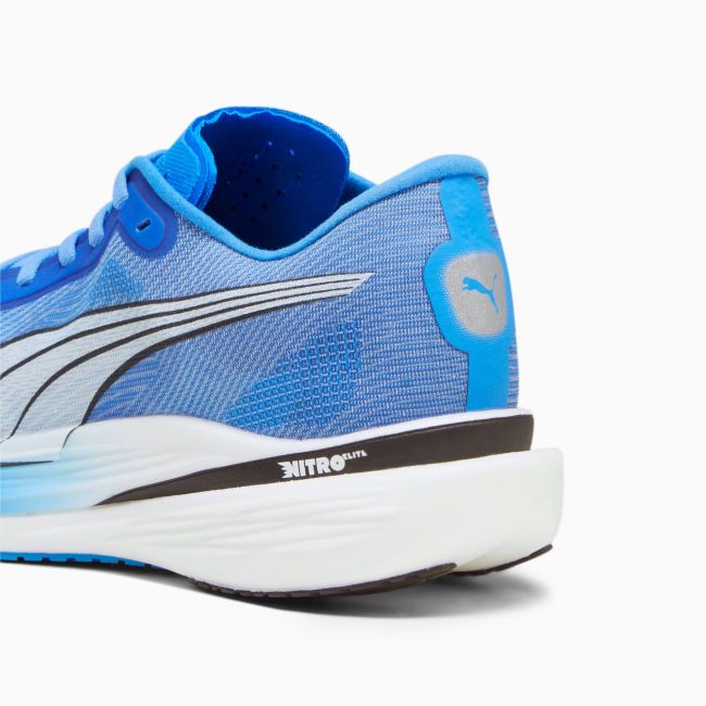 Puma - pantofi alergare pentru barbati Deviate Nitro Elite 2 - roz portocaliu orhidee albastru ultra alb