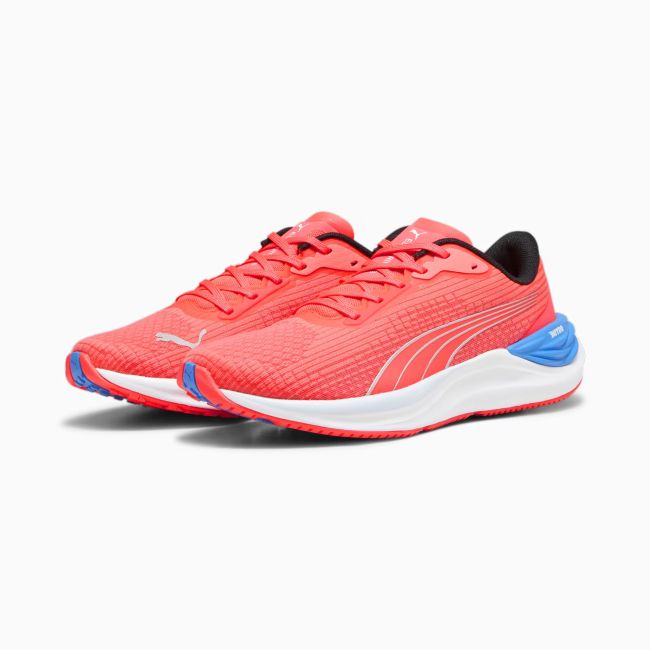 Puma - pantofi alergare pentru femei Electrify NITRO 3 - portocaliu Orhidee alb albastru Ultra
