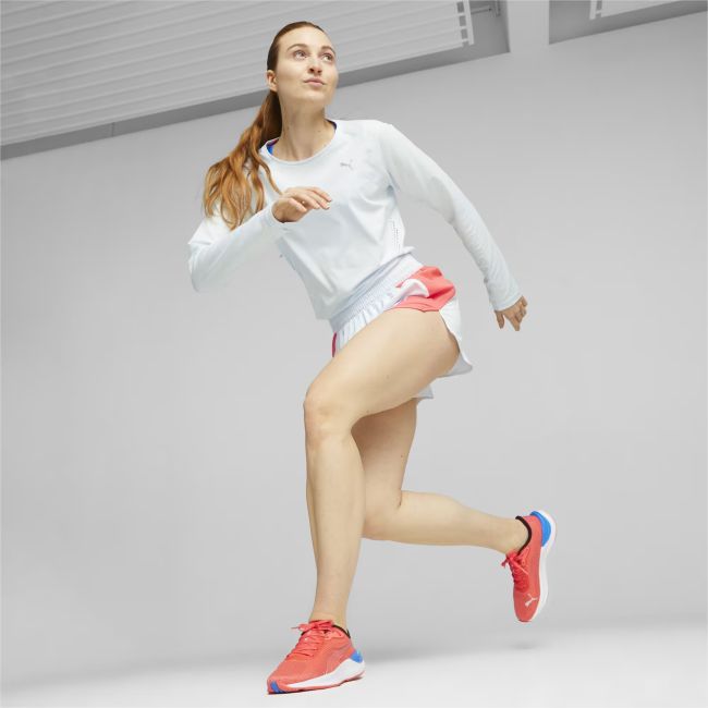 Puma - pantofi alergare pentru femei Electrify NITRO 3 - portocaliu Orhidee alb albastru Ultra