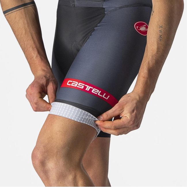 Castelli - costum trisuit triatlon pentru barbati, maneca scurta Free Sanremo SS Suit - negru