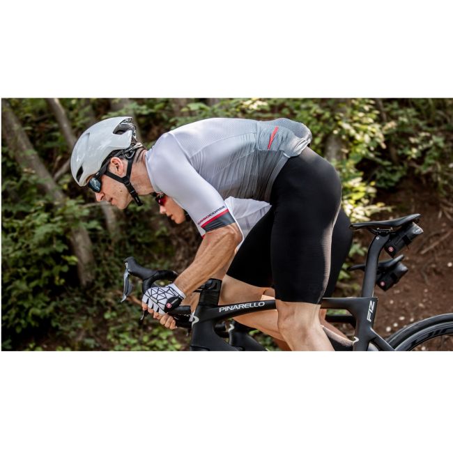 Castelli - pantaloni ciclism scurti cu bretele Premio Black Bibshort - negru