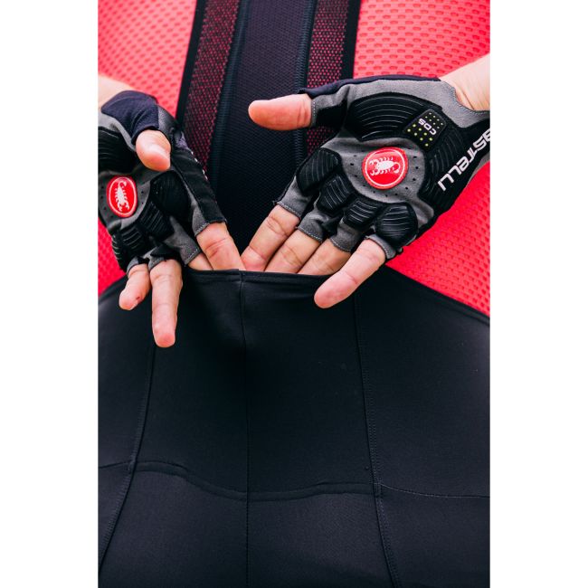 Castelli - pantaloni scurti ciclism barbati Espresso Bibshort - negru
