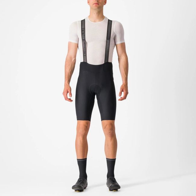 Castelli - pantaloni scurti ciclism barbati Espresso Bibshort - negru