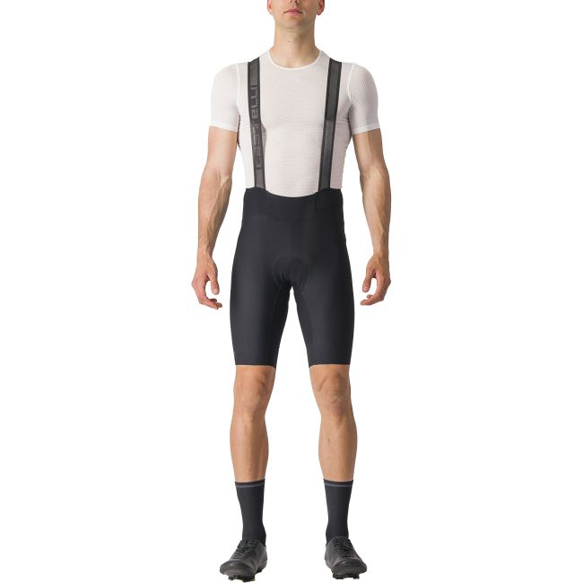 Castelli - pantaloni scurti ciclism barbati Espresso Bibshort - negru