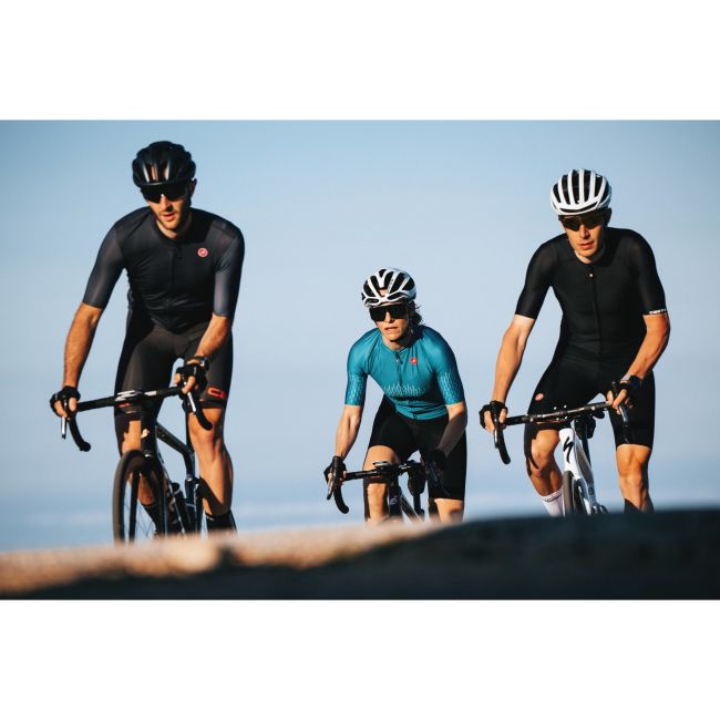 Castelli - pantaloni scurti ciclism barbati Free Aero RC Classic Bibshort - negru alb