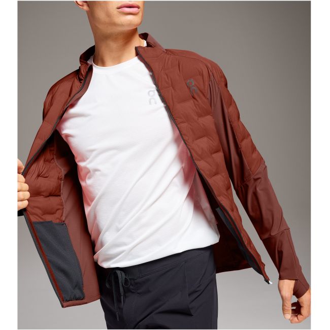 On Cloud - jacheta vreme rece pentru barbati Climate Jacket - maro deschis roscat