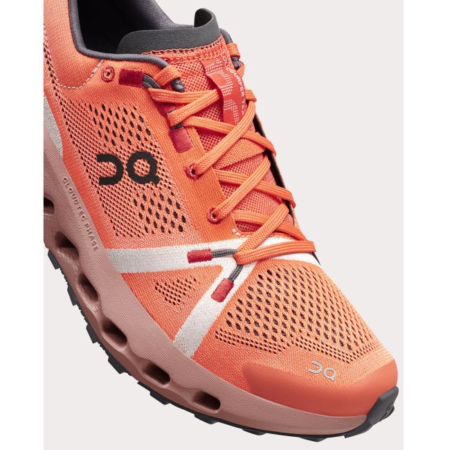 On - pantofi alergare trail - Cloudsurfer Trail - portocaliu roz Flame | Dustrose