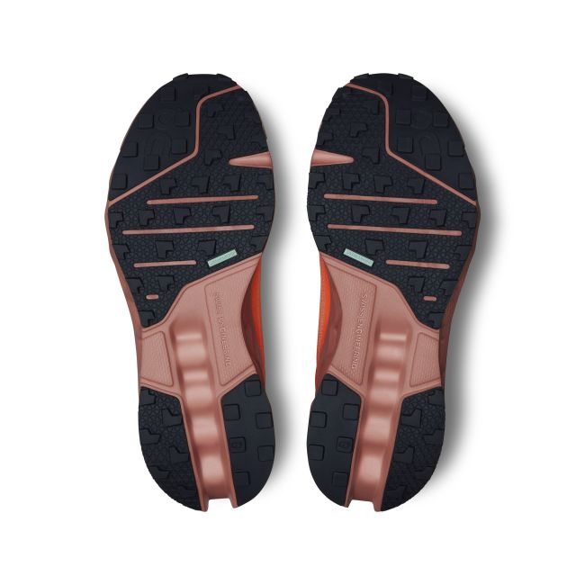 On - pantofi alergare trail - Cloudsurfer Trail - portocaliu roz Flame | Dustrose