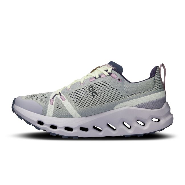 On - pantofi alergare trail - Cloudsurfer Trail W - mov gri deschis alb
