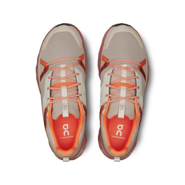 On Cloudhorizon - pantofi alergare pentru barbati - roz crem Fog | Mahogany