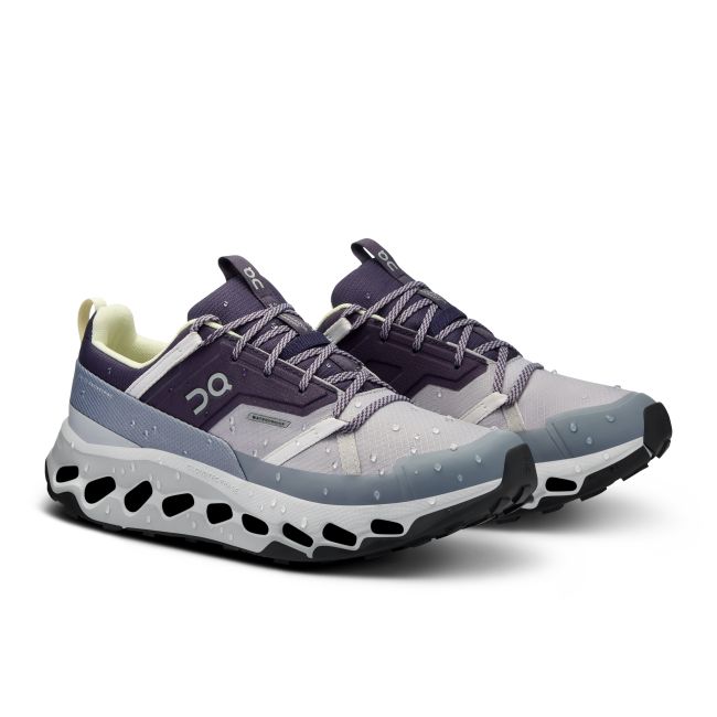 On - pantofi alergare - Cloudhorizon WP W - gri deschis albastru mov