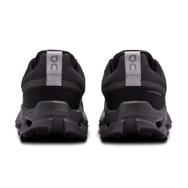 On Cloudsurfer Trail waterproof - pantofi alergare pentru barbati - negru eclipsa