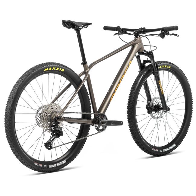 Bicicletă MTB XC hardtail Orbea ALMA H20 - Taupe Brown (Matt) | Mango (Gloss)