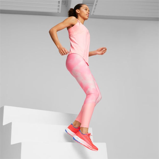 Puma - pantofi alergare pentru femei Velocity Nitro 2 - portocaliu Orhidee alb albastru Ultra