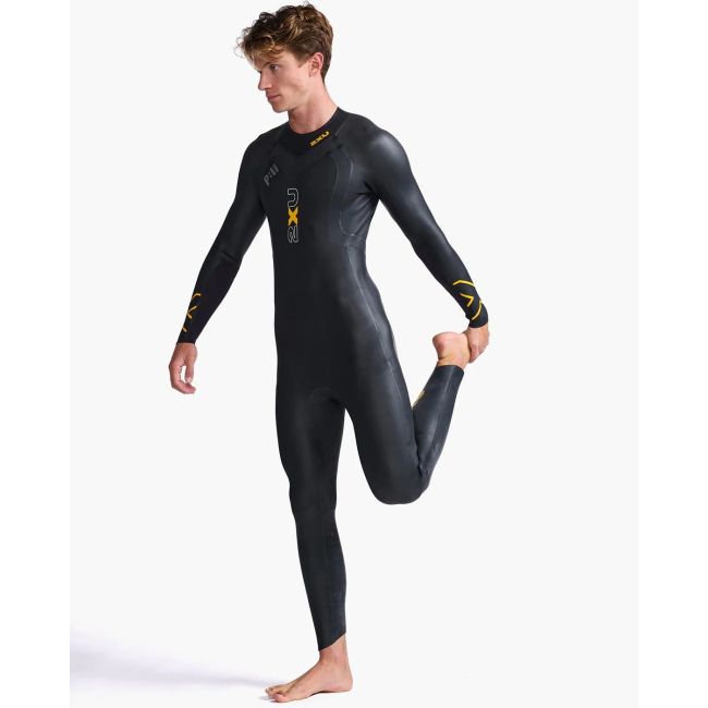 2XU - costum neopren P:1 Propel Wetsuit pentru barbati - negru portocaliu