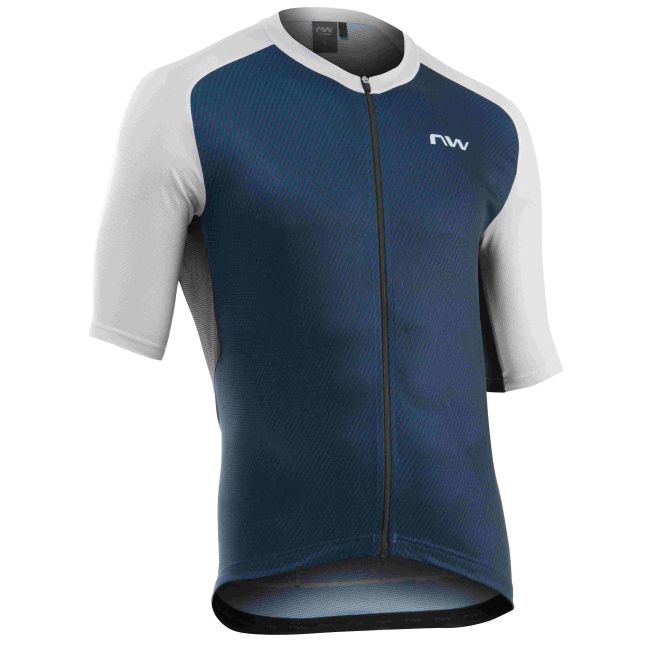 Tricou ciclism Northwave Force Evo - albastru surf | jersey bărbați vară