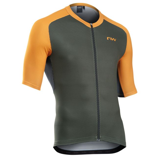 Tricou ciclism Northwave Force Evo - verde forest | jersey bărbați vară