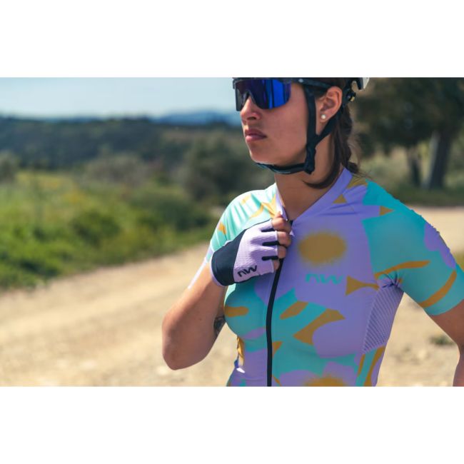 Northwave - tricou ciclism cu maneca scurta pentru femei Blade Women Jersey - mov deschis multicolor