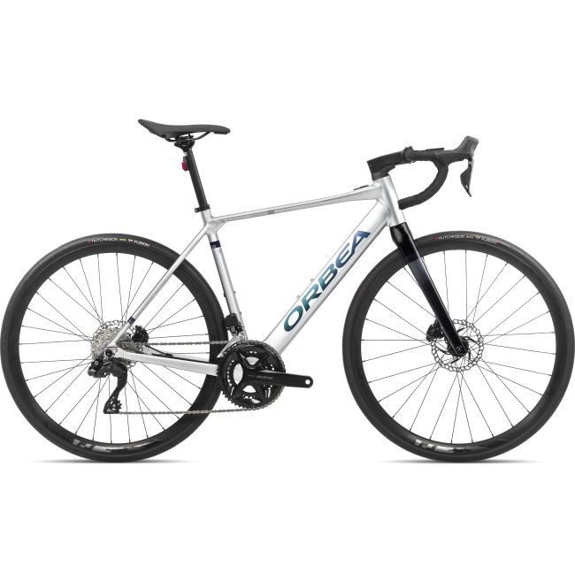 Bicicletă electrică șosea Orbea GAIN D30i - Metallic Silver (Matt) | Black (Gloss)