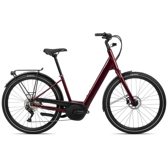 Orbea OPTIMA E40 Metallic Dark Red - măsura S - bicicletă electrică urbană