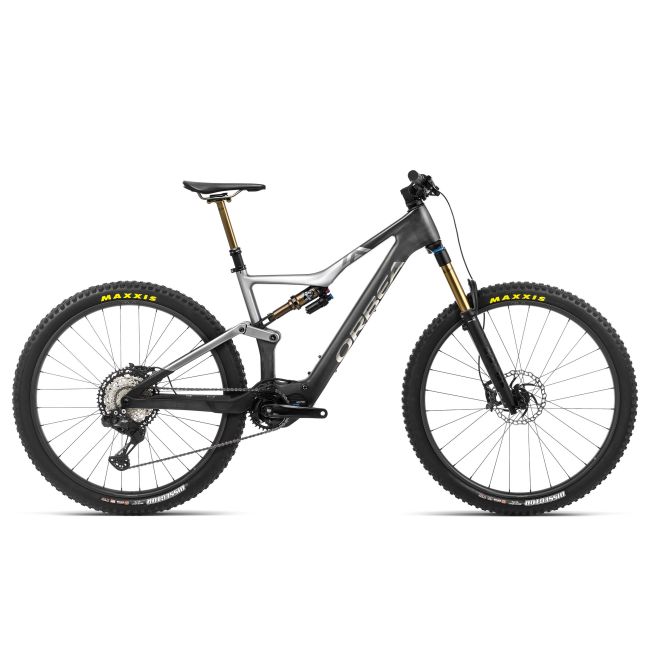 Orbea RISE M-TEAM Carbon Raw-Shark Grey - măsura S - bicicletă electrică eMTB Trail
