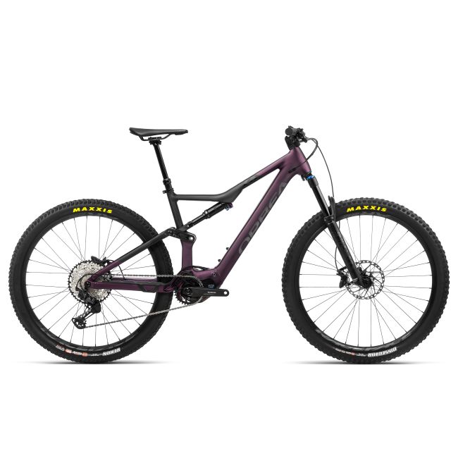 Orbea RISE H20 Metallic Mulberry-Black - măsura S - bicicletă electrică eMTB Trail