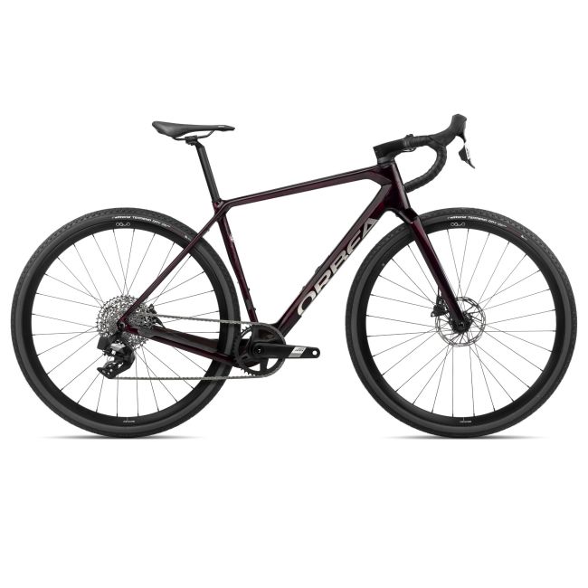 Orbea TERRA M41eTEAM 1X Wine Red Carbon View - măsura XS - bicicletă gravel