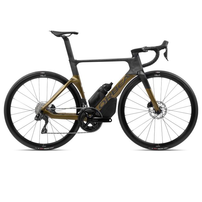 Orbea ORCA AERO M30iLTD Olive Green (Gloss) - Carbon Raw (Matt) - măsura 49 - bicicletă șosea racing aero