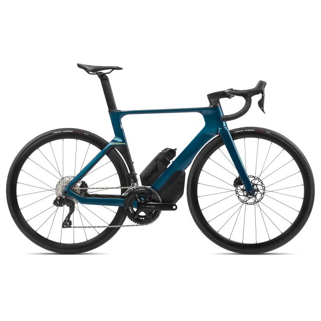 Orbea ORCA AERO M31eLTD PWR Borealis Blue - Carbon Raw - bicicletă șosea racing aero