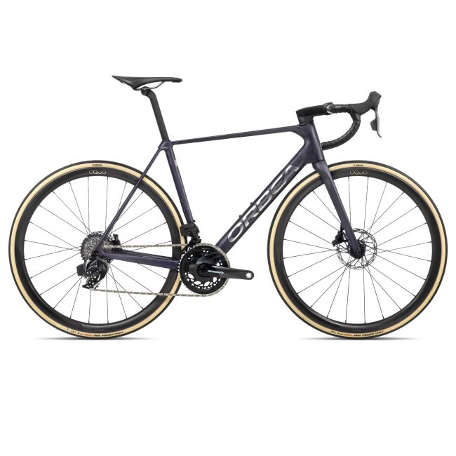 Orbea ORCA M21eLTD PWR Tanzanite (Matt) - Carbon Raw (Matt) - măsura 47 - bicicletă șosea racing