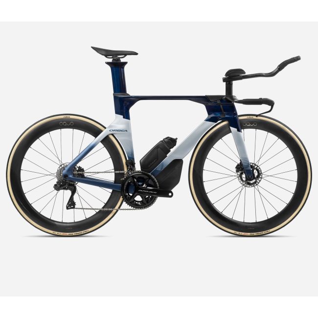 Orbea ORDU M10iLTD Blue Carbon View (Gloss) - Moondust Blue (Matt) - măsura XS - bicicletă șosea triatlon