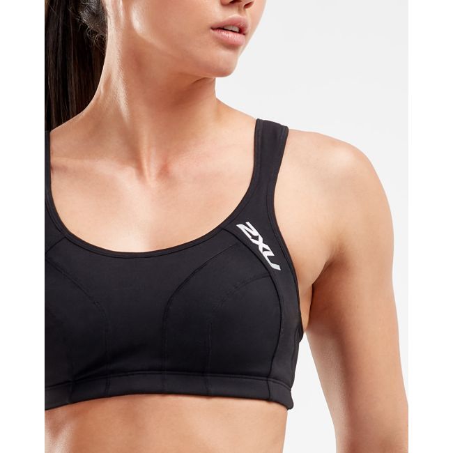 2XU - Bustiera sport pentru femei Hi Impact Support Bra - negru