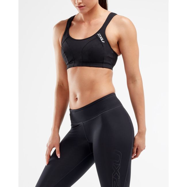 2XU - Bustiera sport pentru femei Hi Impact Support Bra - negru