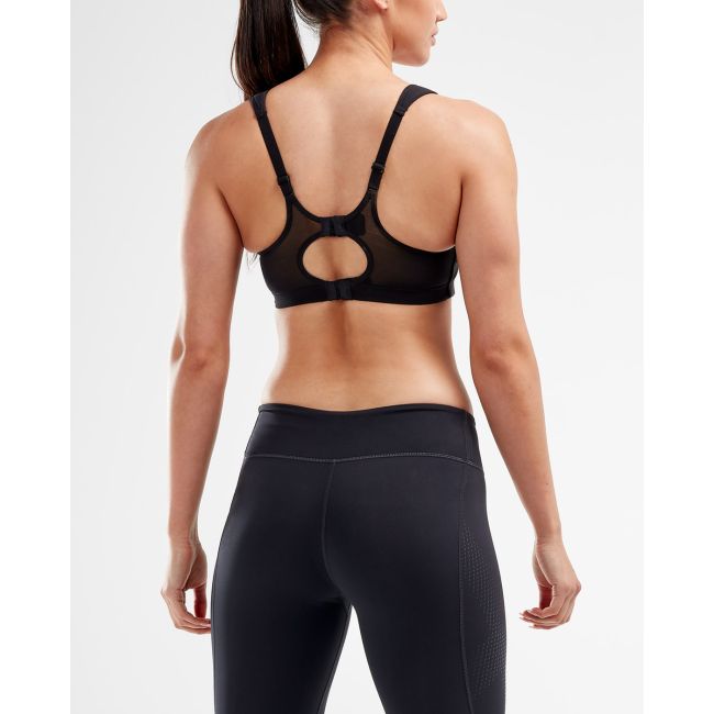 2XU - Bustiera sport pentru femei Hi Impact Support Bra - negru