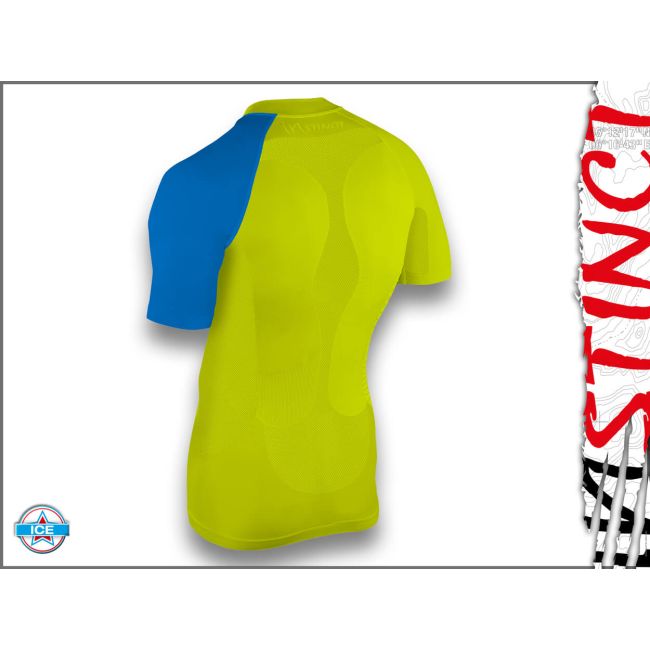 Instinct Sensation Ice tricou maneca scurta - galben albastru