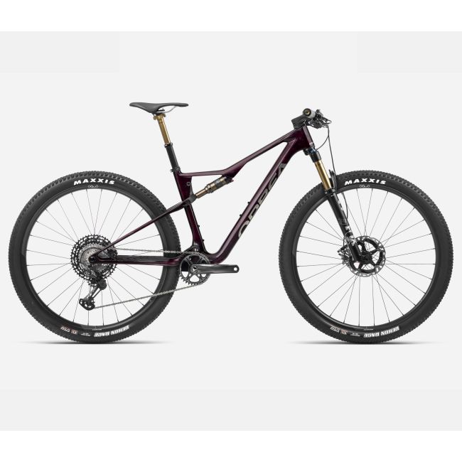 Orbea OIZ M-TEAM XTR Wine Red Carbon View - Titan (Gloss) - măsura S - bicicletă MTB XC full suspension