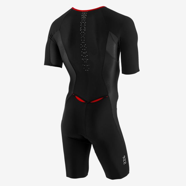 Orca 226 Perform Aero Race Suit - costum trisuit pentru triatlon - negru-portocaliu
