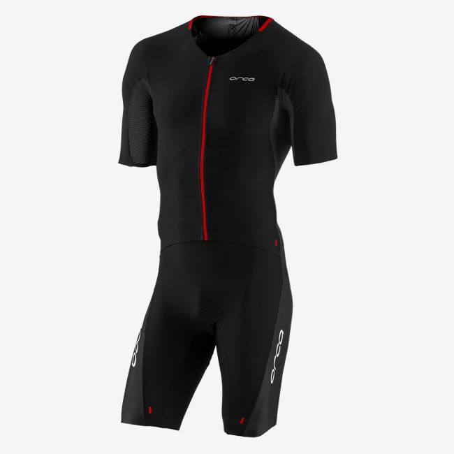 Orca 226 Perform Aero Race Suit - costum trisuit pentru triatlon - negru-portocaliu