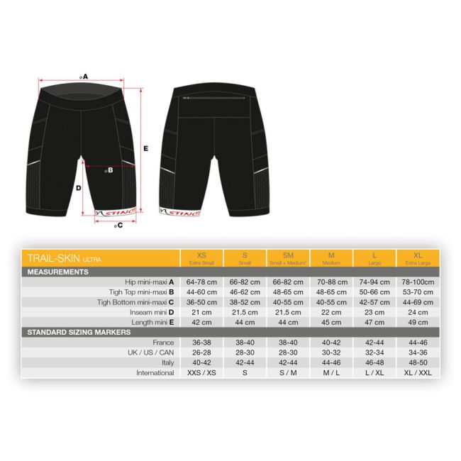 Instinct - Pantaloni scurti - Trail Skin Ultra Race