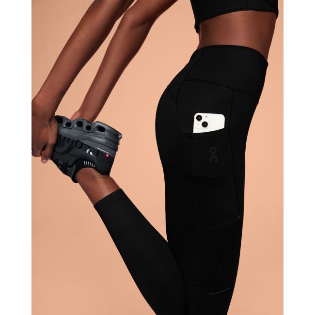 On - colanti lungi alergare pentru femei Performance Tights Long - negru