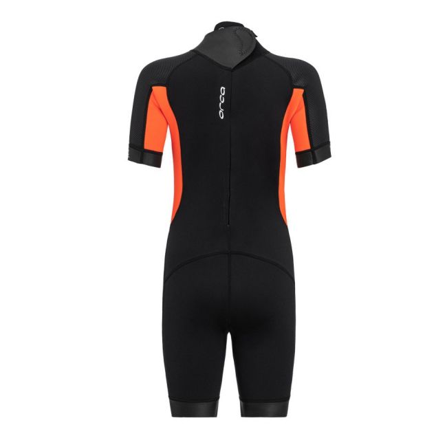 Orca - costum neopren ape deschise pentru copii pantalon scurt OpenWater Vitalis Squad junior Shorty wetsuit - negru portocaliu