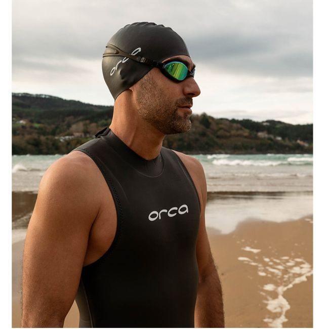 Orca - costum neopren ape deschise pentru barbati Vitalis Light Open Water Sleeveless wetsuit - negru
