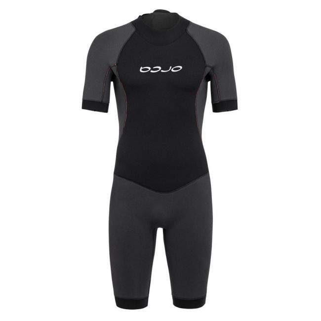 Orca - costum neopren ape deschise pentru barbati maneca scurta Vitalis OW Shorty - negru portocaliu