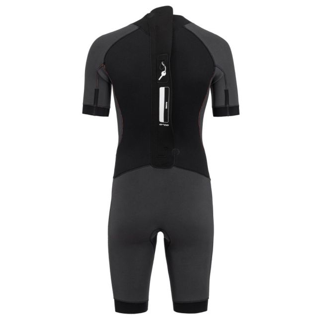 Orca - costum neopren ape deschise pentru barbati maneca scurta Vitalis OW Shorty - negru portocaliu