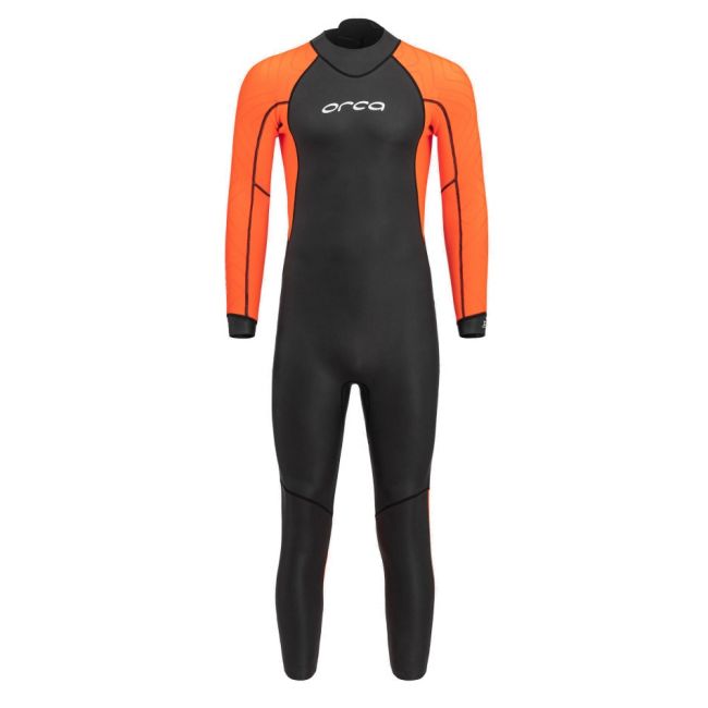 Orca - costum neopren ape deschise pentru barbati vizibilitate sporita Vitalis OpenWater HI VIS wetsuit - negru portocaliu
