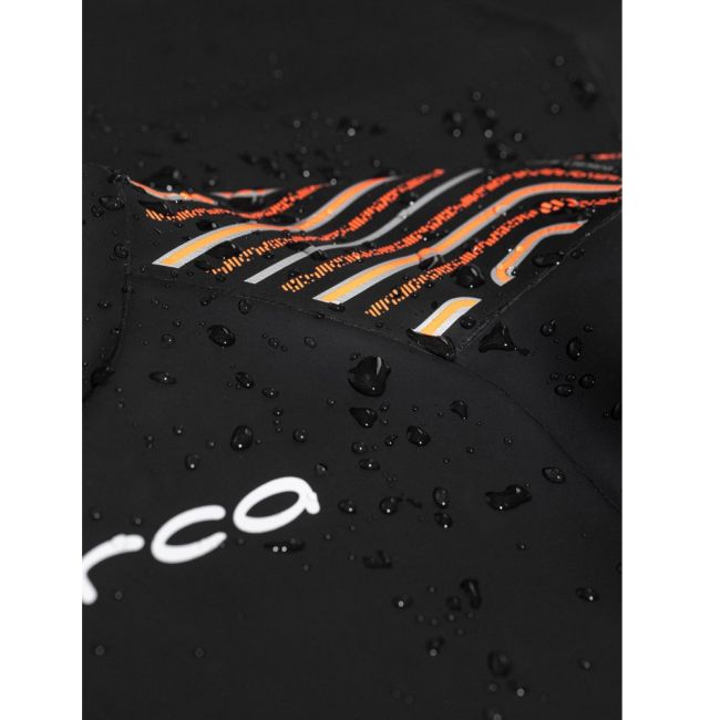 Orca - costum neopren ape deschise pentru copii Junior OpenWater Zeal Squad wetsuit - negru dungi portocalii