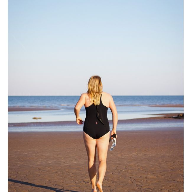 Orca - costum neopren fara maneci pentru femei Vitalis OpenWater W Swimskin Shorty wetsuit - negru