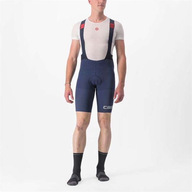 Castelli - pantaloni scurti ciclism barbati Premio shorts Ltd Edition - albastru gri