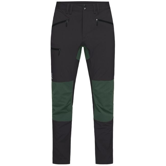 Haglofs - Pantaloni drumetie barbati Mid Slim Pant - negru verde padure